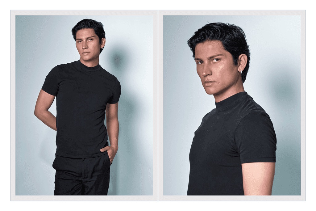 Comp card de Alejandro Coss