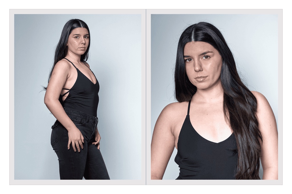 Comp card de Andrea Margára