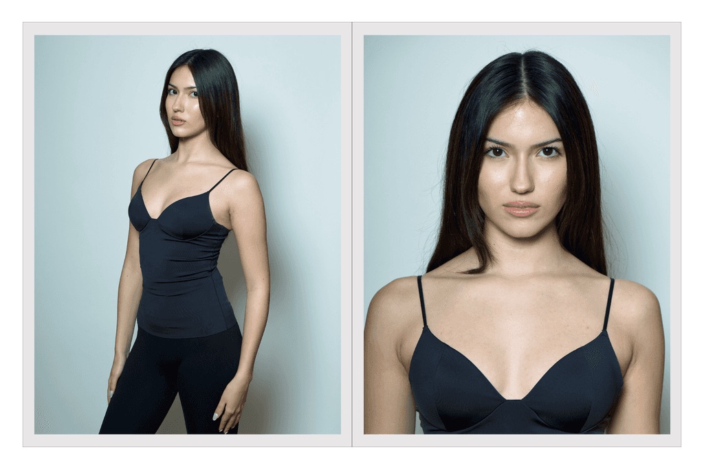 Comp card de Ania Elizalde
