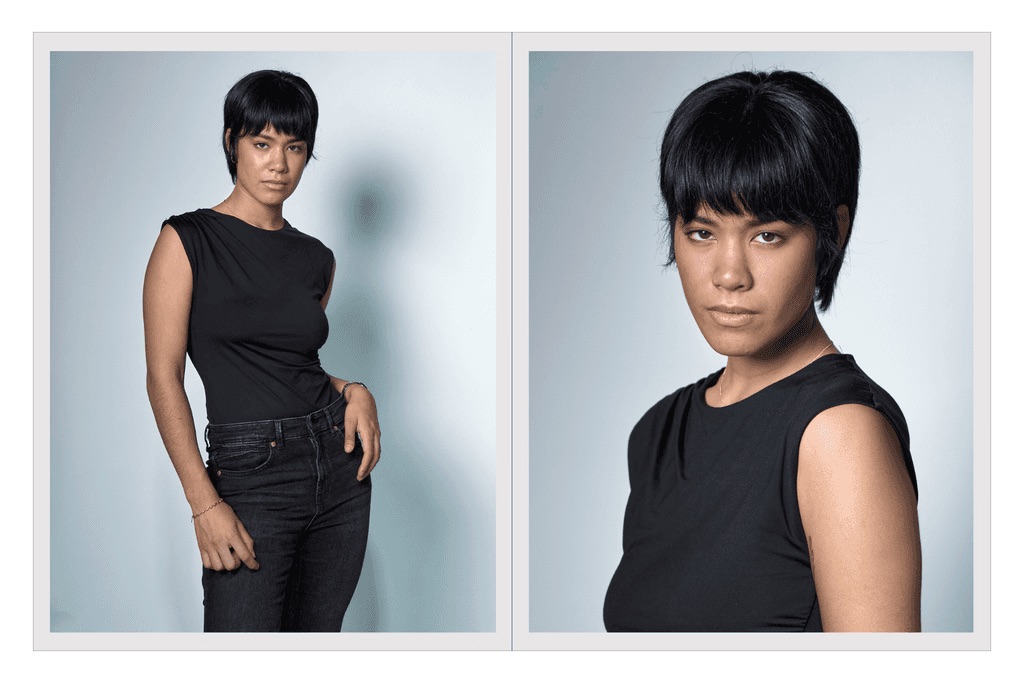 Comp card de Aura Rangel