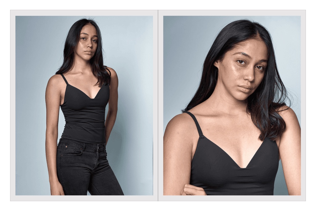 Comp card de Aurora Andrade