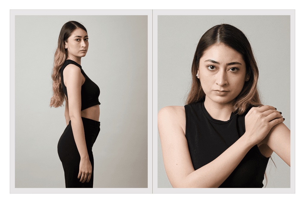 Comp card de Diana Escamilla