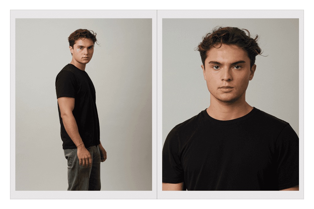 Comp card de Diego Rodríguez