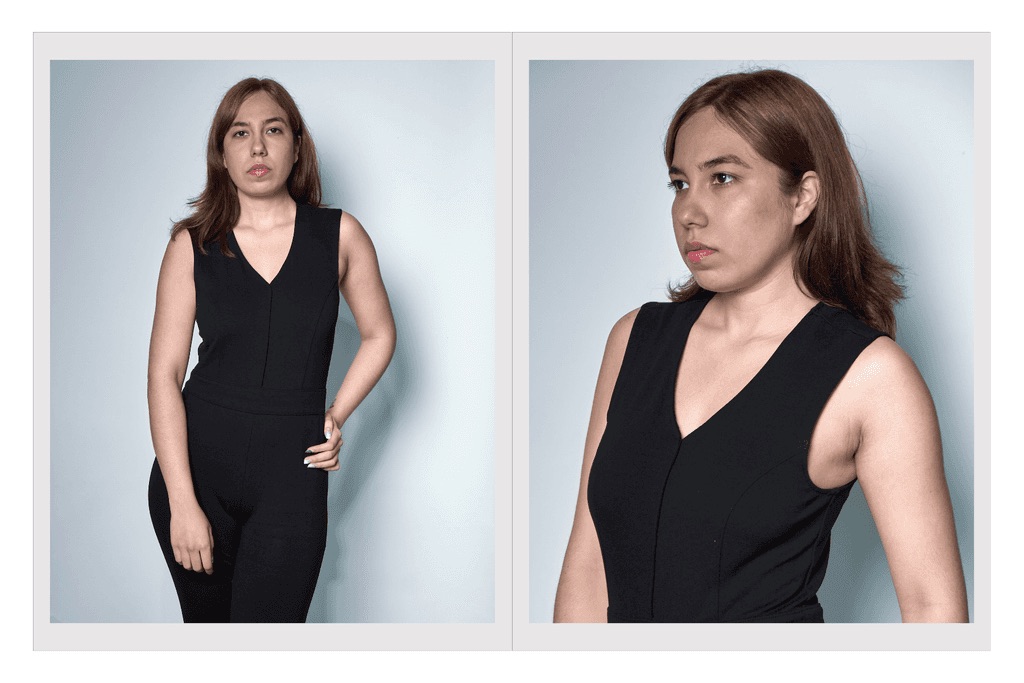 Comp card de Evelyn Salazar