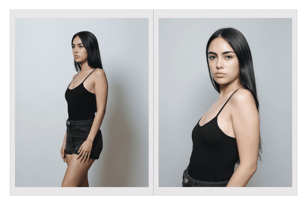 Comp card de Fernanda Paz y Puente
