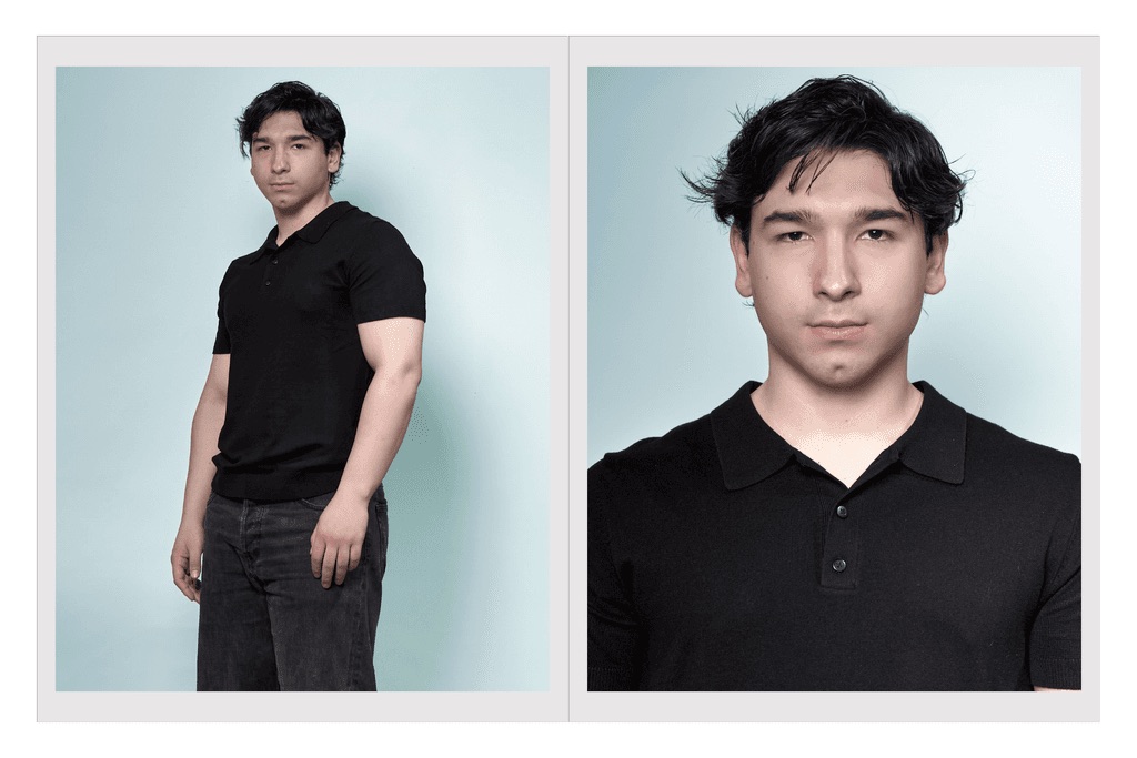 Comp card de Fernando Saldívar