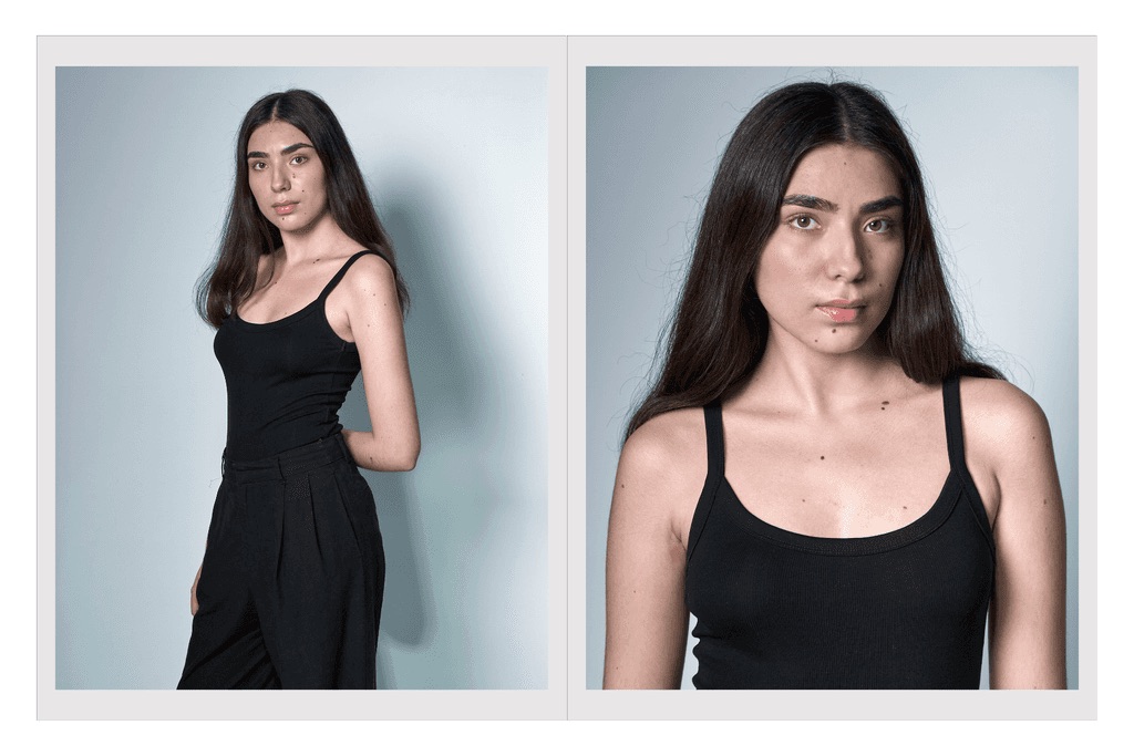 Comp card de Ivanna Germán