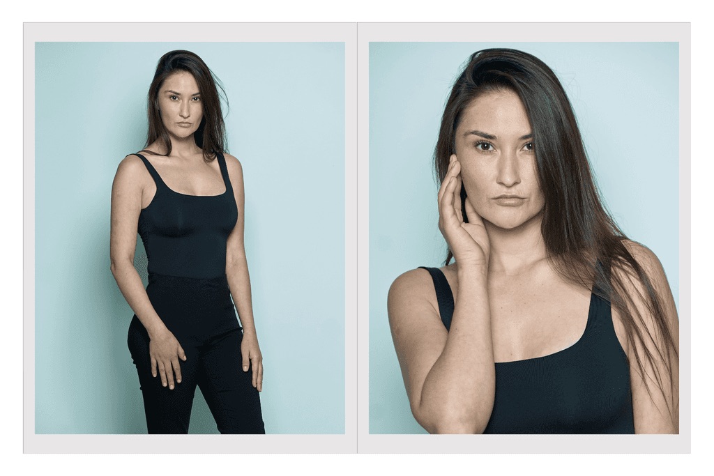 Comp card de Karen Martínez