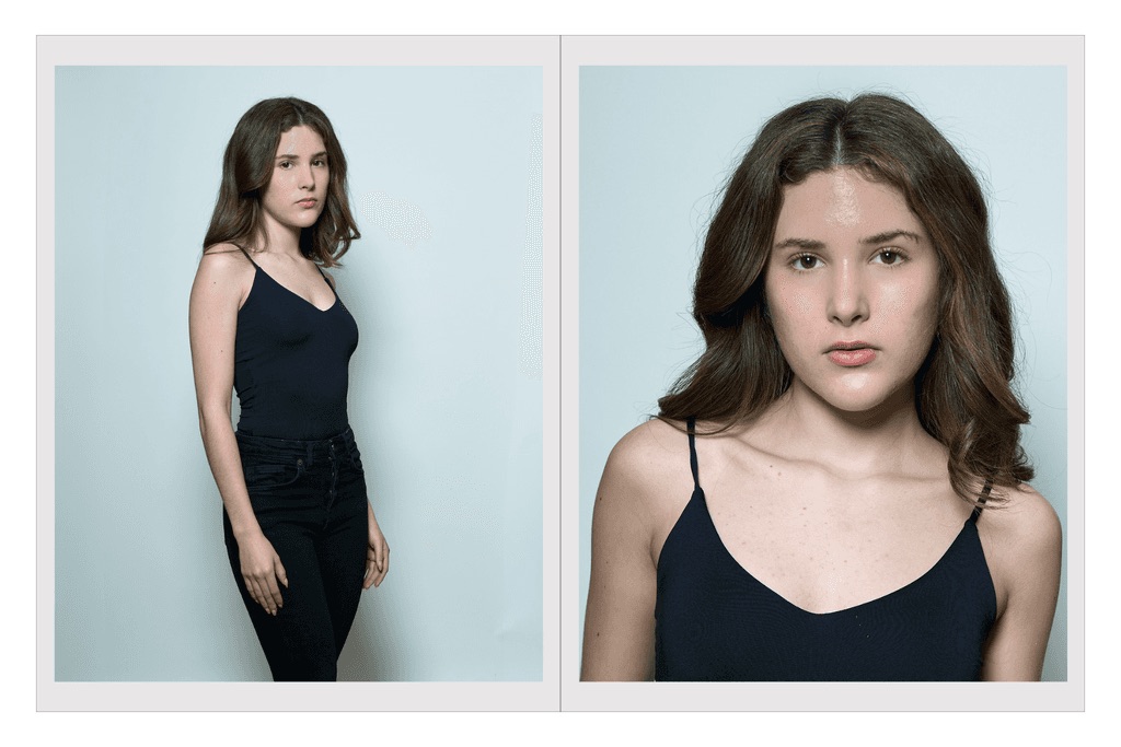 Comp card de Macarena Robles