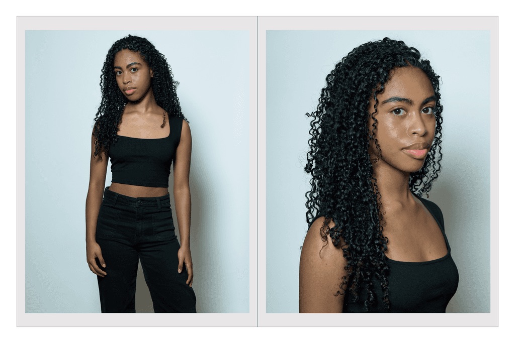 Comp card de Mariana Essomba