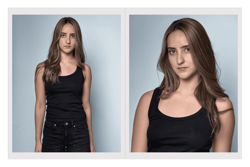 Comp card de Michelle Saracho