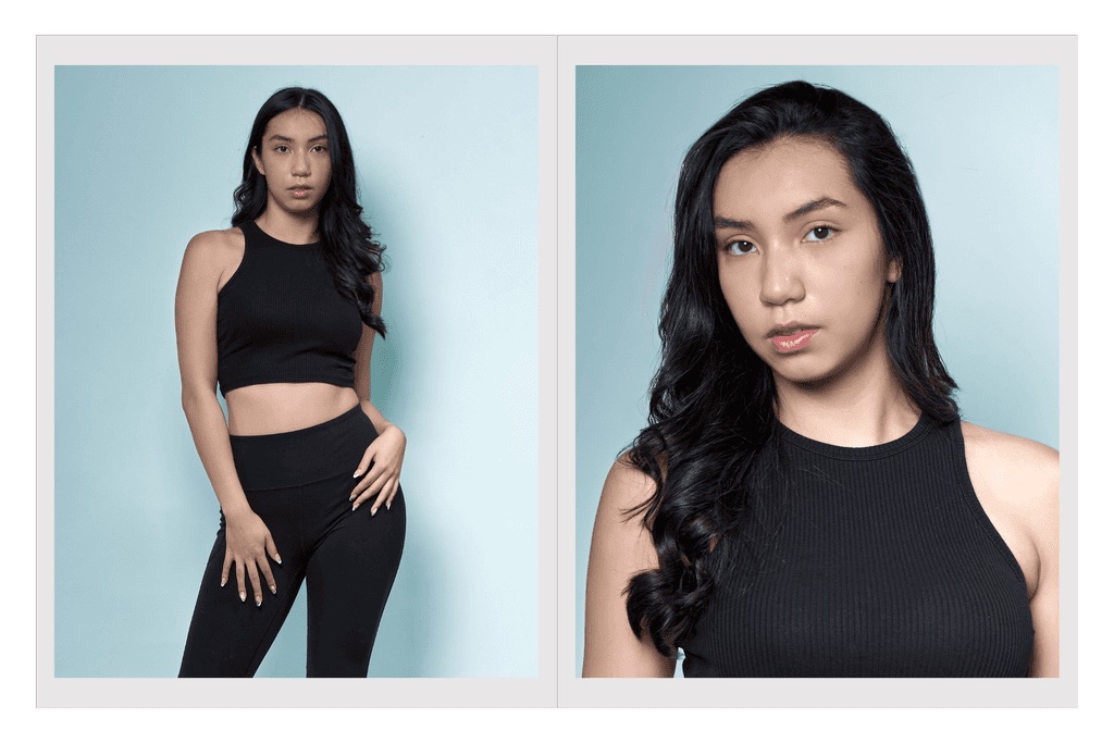 Comp card de Natalia García