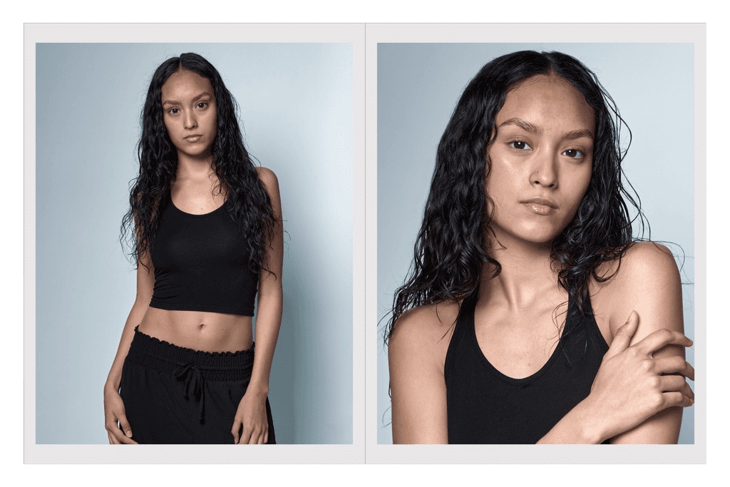 Comp card de Regina Durón
