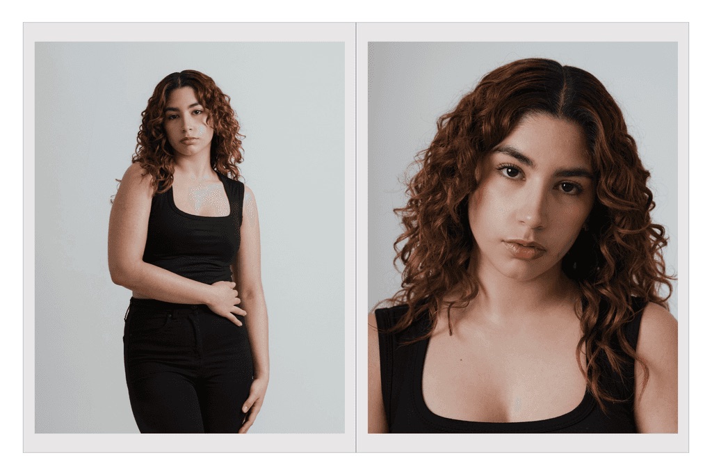 Comp card de Samantha Megias