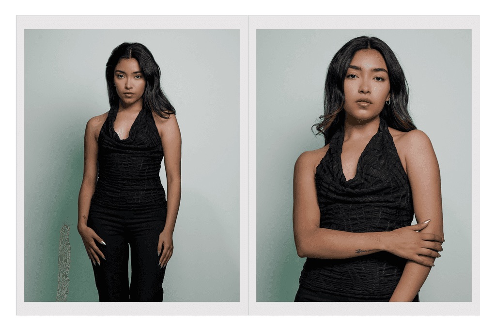 Comp card de Shanat Sánchez