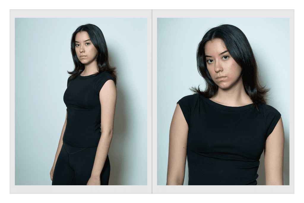Comp card de Stephanie Páramo