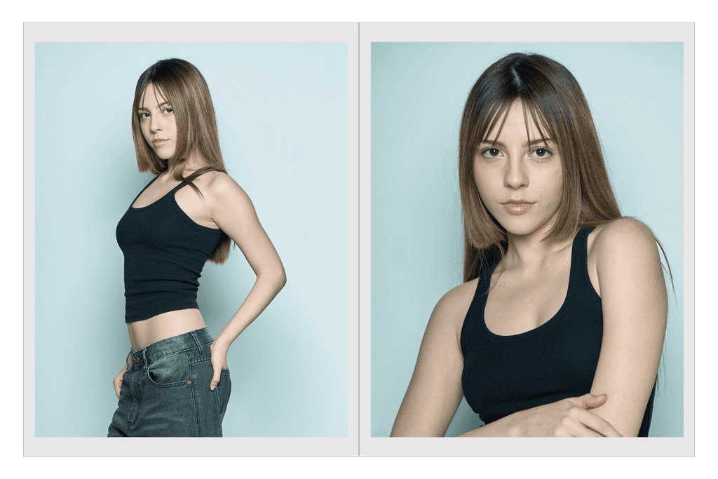 Comp card de Valeria Valdéz